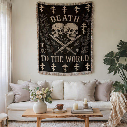 Death to the World Wall Hanging Decorative Tapestry
