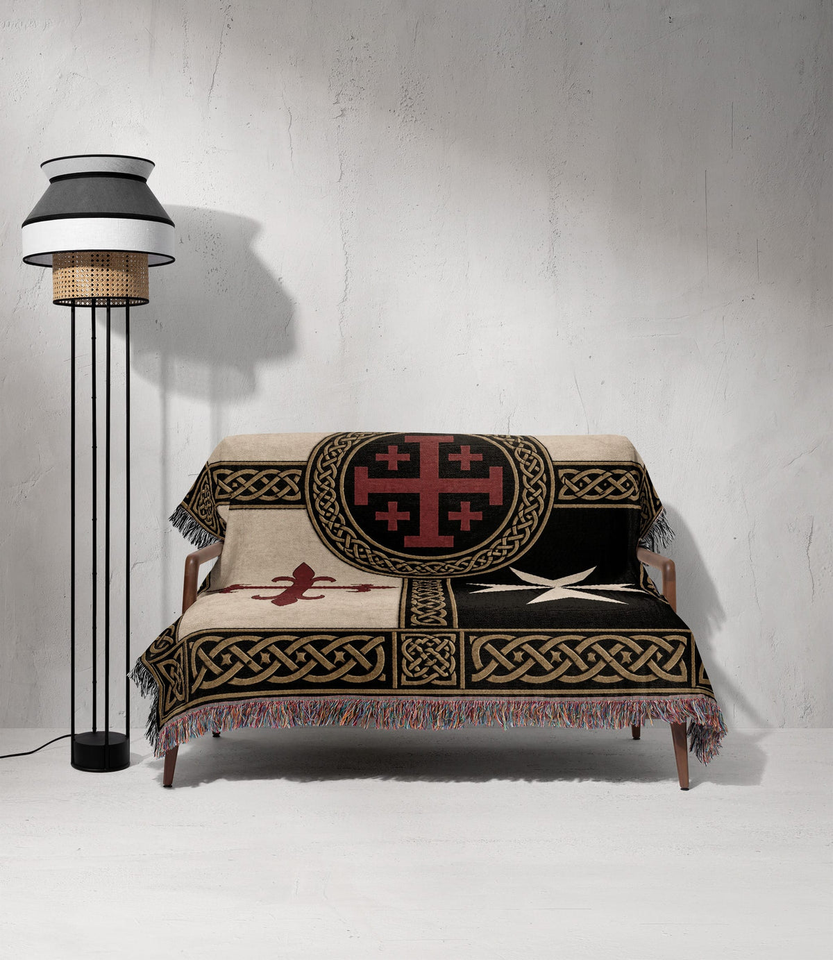 MyDesigns Medieval Wall Hanging – Order of Calatrava & Crusader Knights Woven Blanket jacquard woven blanket