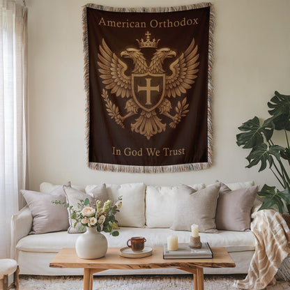 American Orthodox In God We Trust Wall Hanging