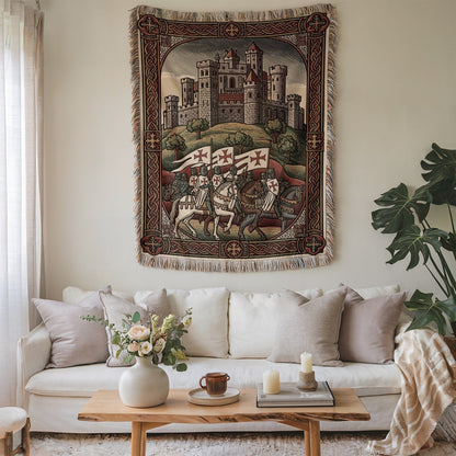 Medieval Castle Tapestry Art for Home Decor Product