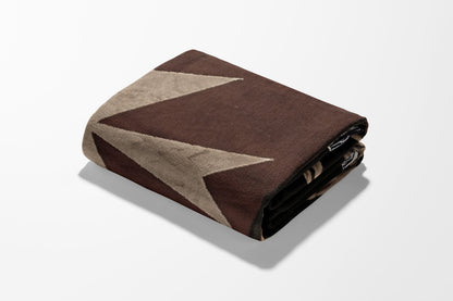 CalmNestStyle Order of Malta Crown Laurel Crest Woven Blanket jacquard woven blanket
