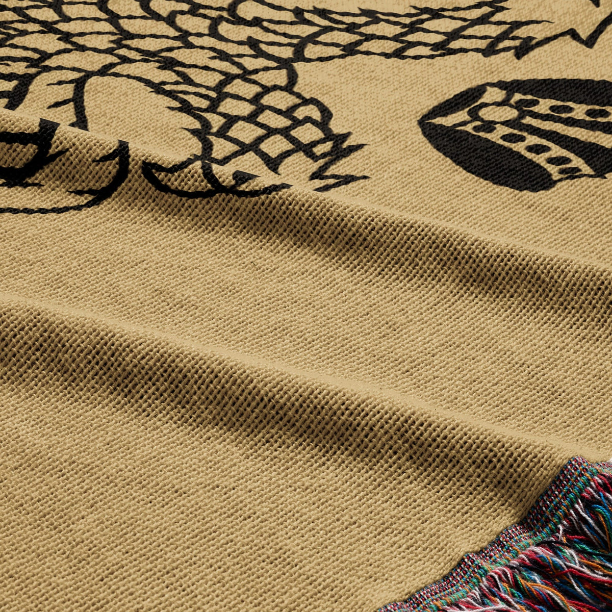 CalmNestStyle Byzantine Double Headed Eagle Flag Woven Blanket jacquard woven blanket