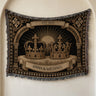 Crowns Sunburst Woven Blanket I Name & Est. Date