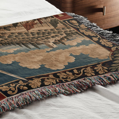 CalmNestStyle Baldwin IV Leading the Charge jacquard woven blanket