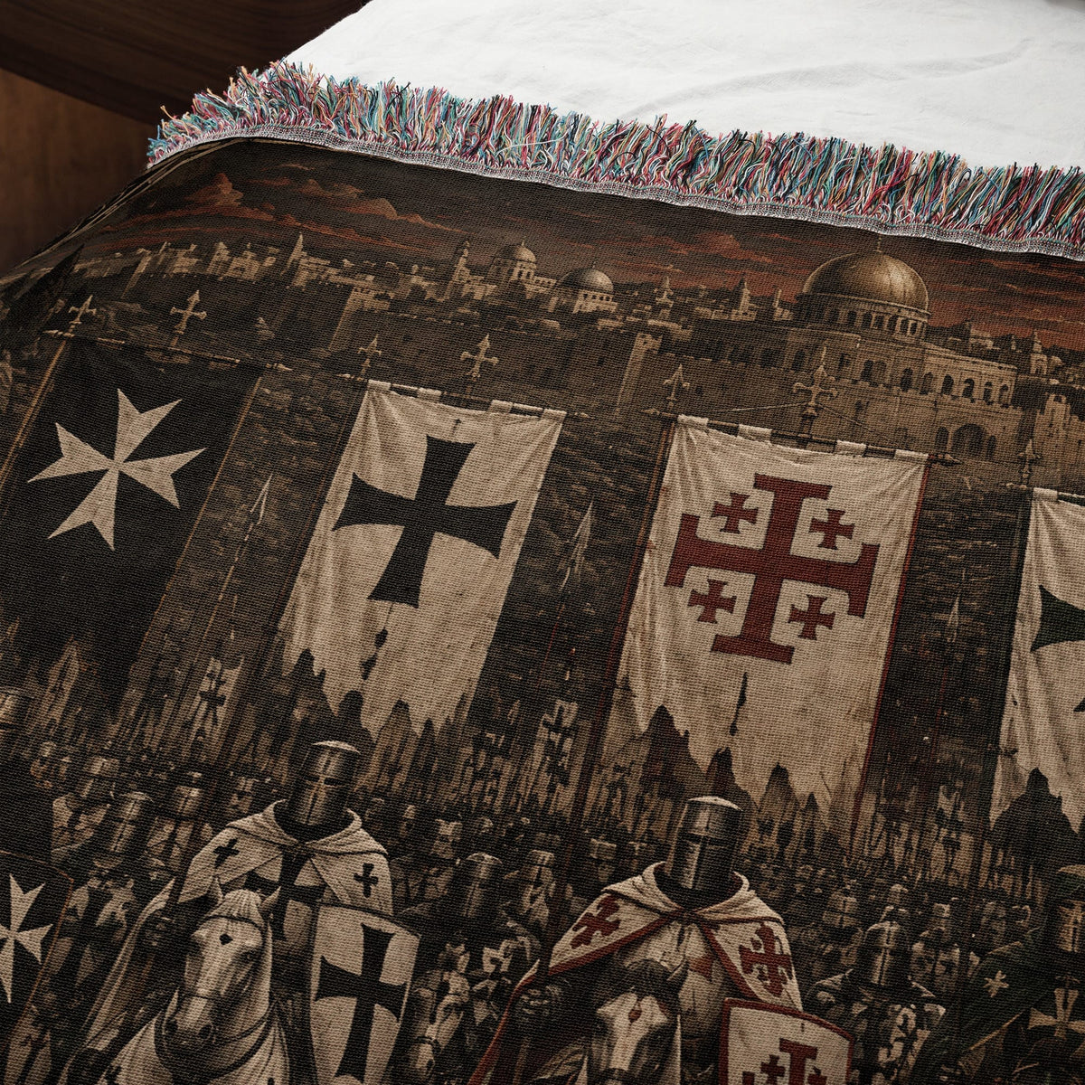 MyDesigns The Orders Before Jerusalem jacquard woven blanket