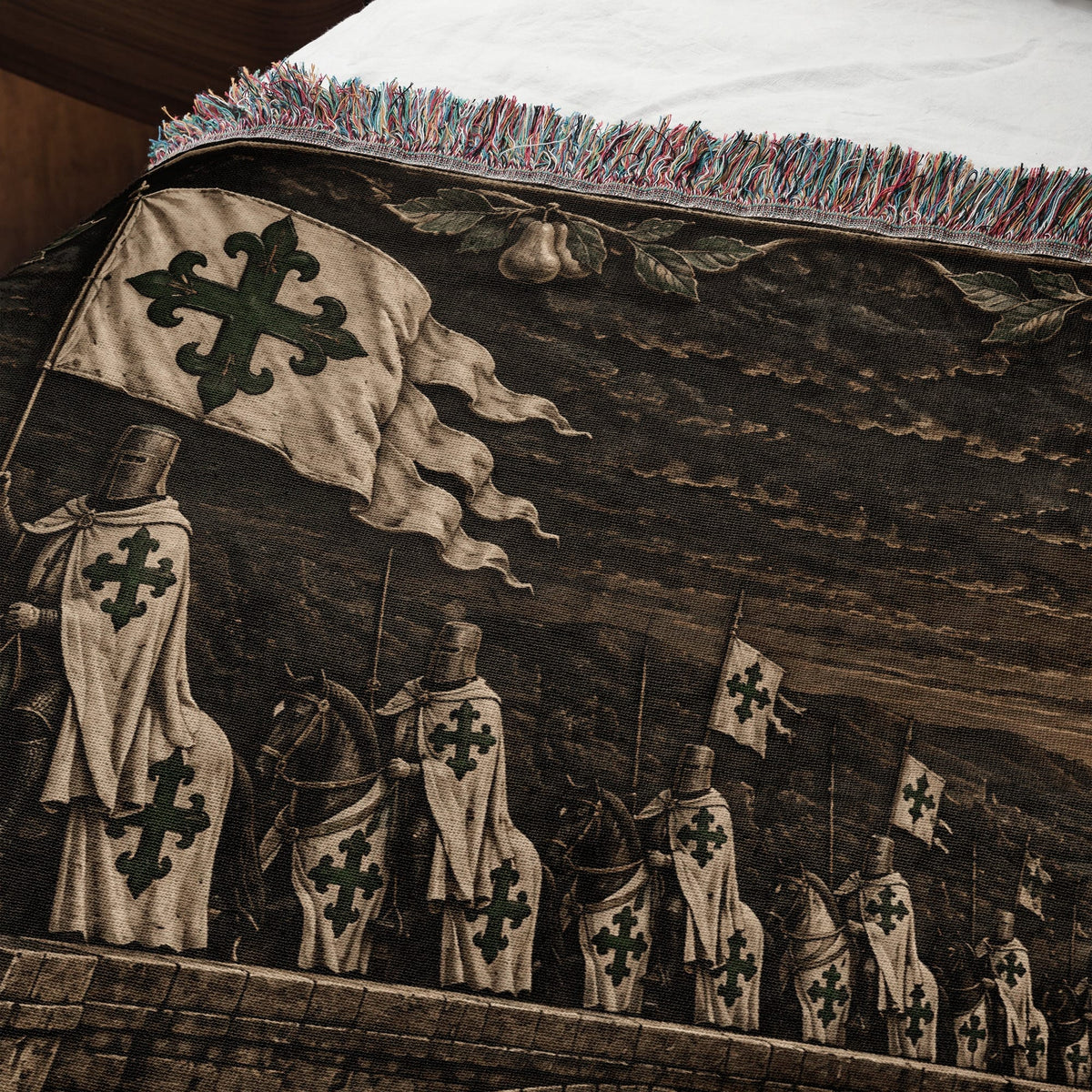MyDesigns Order of Alcántara – The Roman Bridge jacquard woven blanket