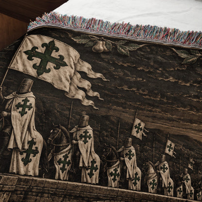 MyDesigns Order of Alcántara – The Roman Bridge jacquard woven blanket