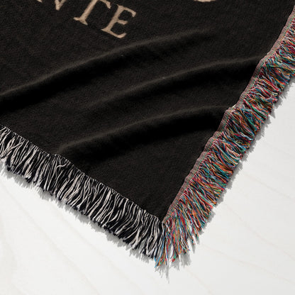 CalmNestStyle Order of Saint John Deo Adiuvante Hospitallers Dark Woven Blanket jacquard woven blanket
