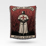 The Last Templar's Vigil Woven Blanket