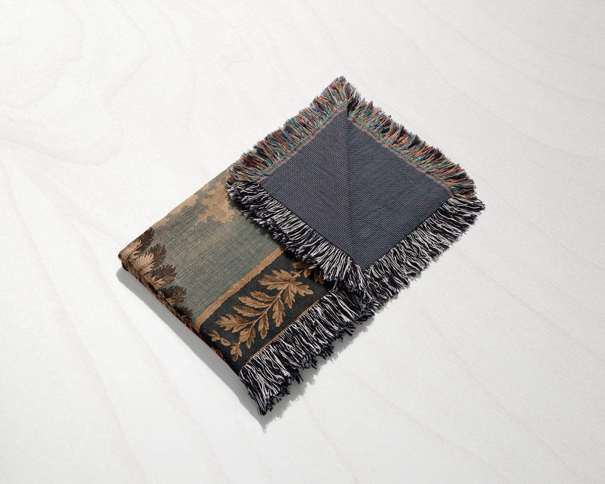 CalmNestStyle The Winged Hussars jacquard woven blanket