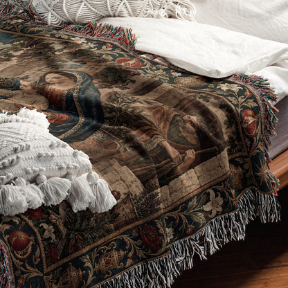 CalmNestStyle The Three Kings jacquard woven blanket