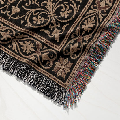 CalmNestStyle Agnus Dei Sacred Art Woven Blanket jacquard woven blanket