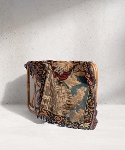 CalmNestStyle Saint Peter Prince of the Apostles jacquard woven blanket
