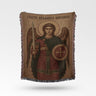 Sveti Archangel Mihailo Archangel Michael Icon Woven Blanket