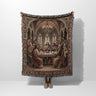HOC EST CORPUS MEUM Last Supper Religious Woven Blanket