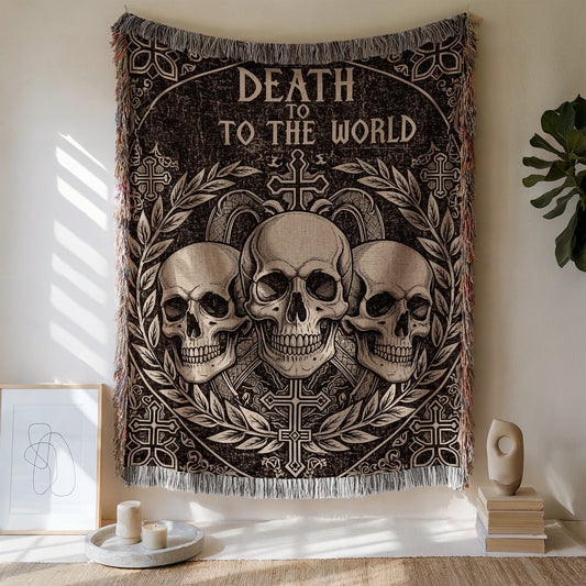Skull Art Wall Hanging Tapestry for Home Decor