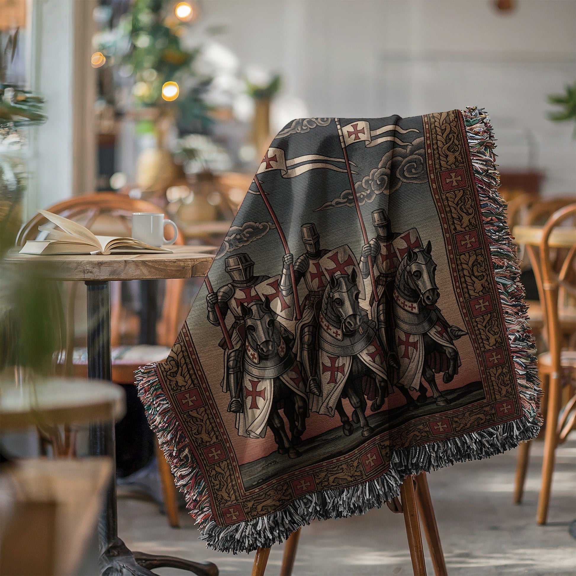 Medieval Knights Tapestry Throw Blanket product