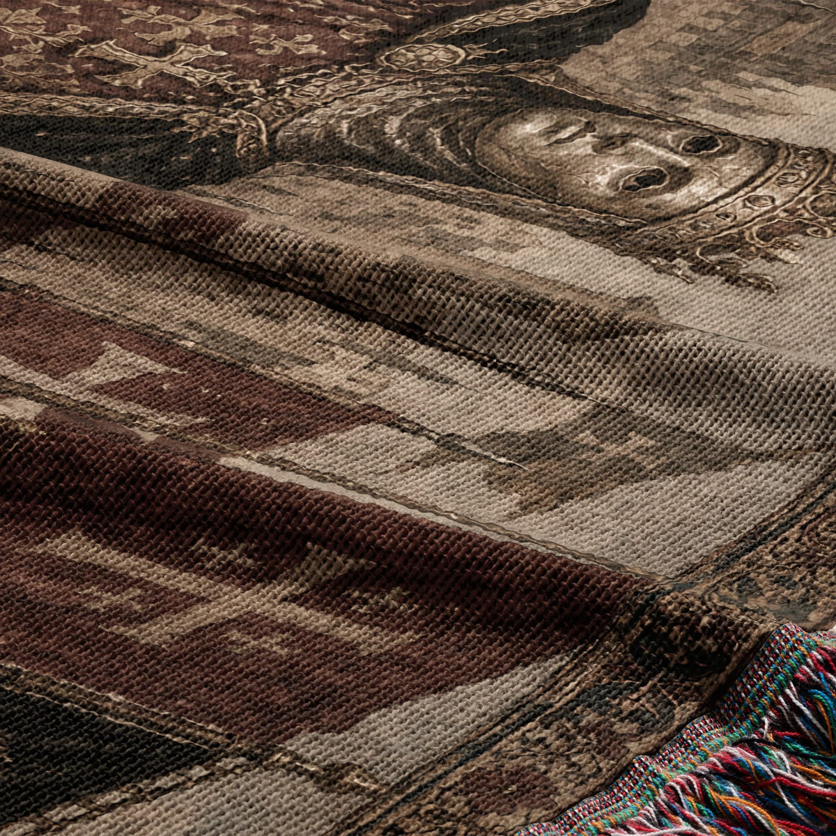 CalmNestStyle Baldwin IV Rex Hierosolymitanus jacquard woven blanket
