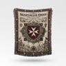 Hospitaller Order Fides Caritas Unitas Knights Woven Blanket