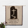 Commit Your Way To The Lord Jesus Woven Blanket