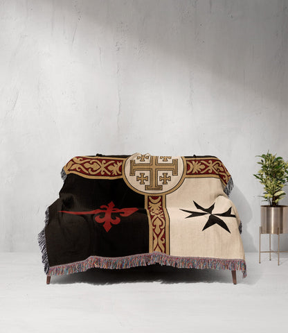 MyDesigns Ancient Orders I Night jacquard woven blanket