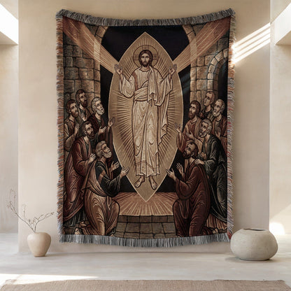 Stunning Religious Artwork Blanket Tapestry Wall Hanging