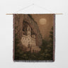 Ostrog Monastery Church Hidden High in Mountain Woven Blanket