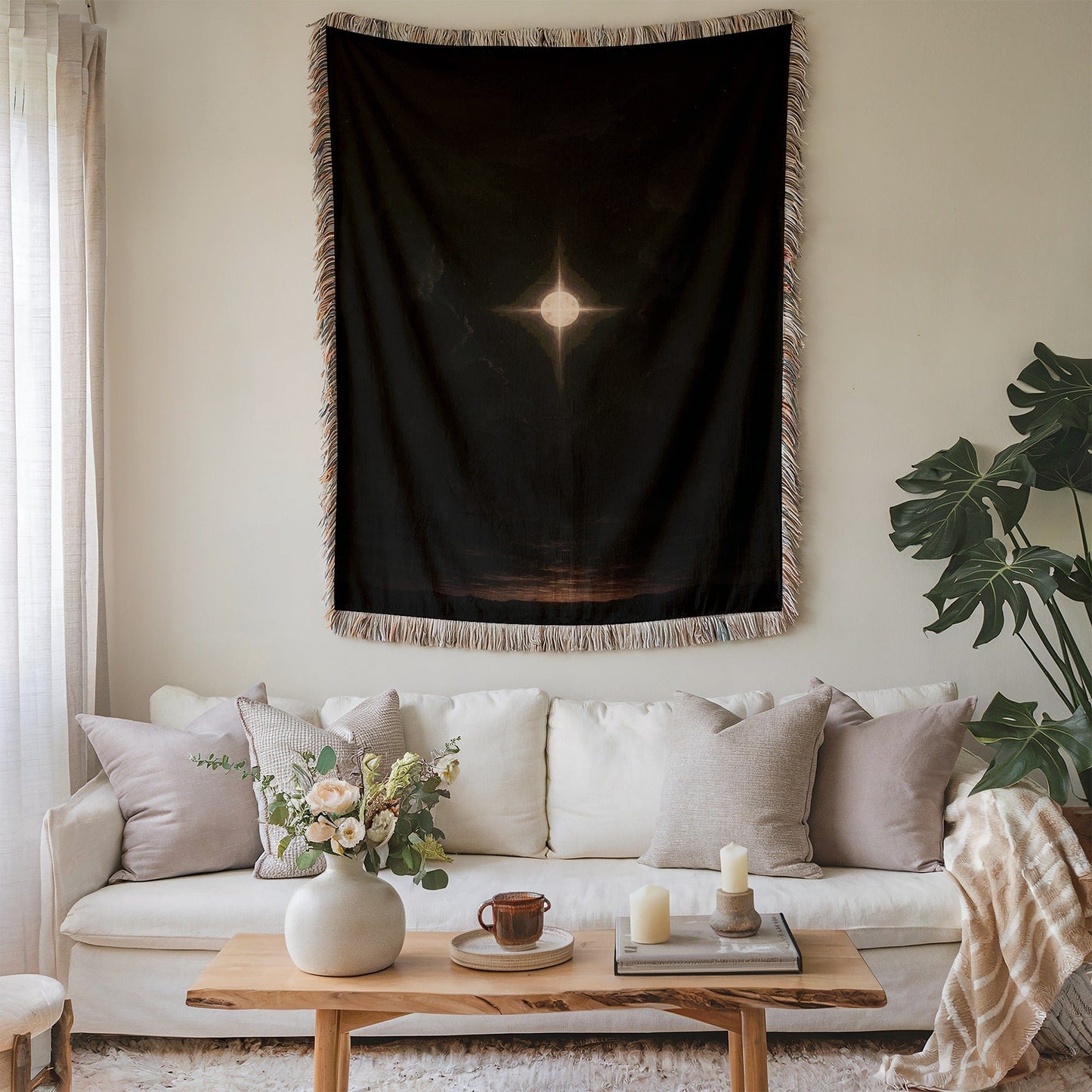 Celestial Star Wall Hanging for Elegant Home Decor