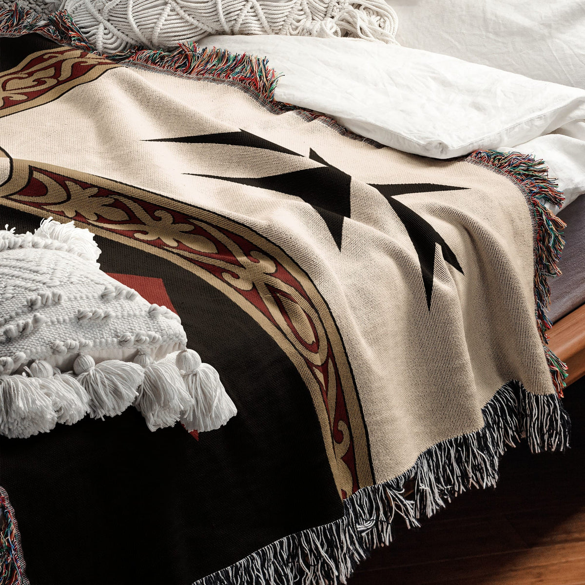 MyDesigns Ancient Orders I Night jacquard woven blanket