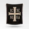 Divine Victory Orthodox Woven Blanket Faith