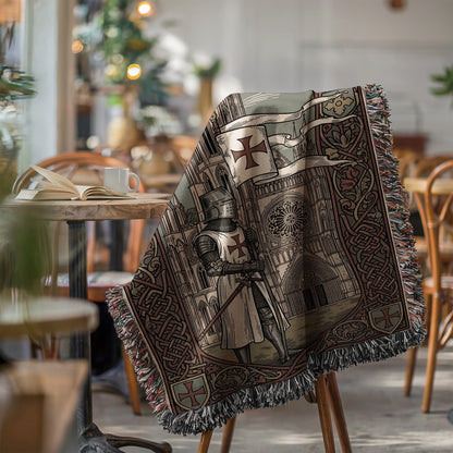 Medieval Knight Templar Printed Woven Pattern product