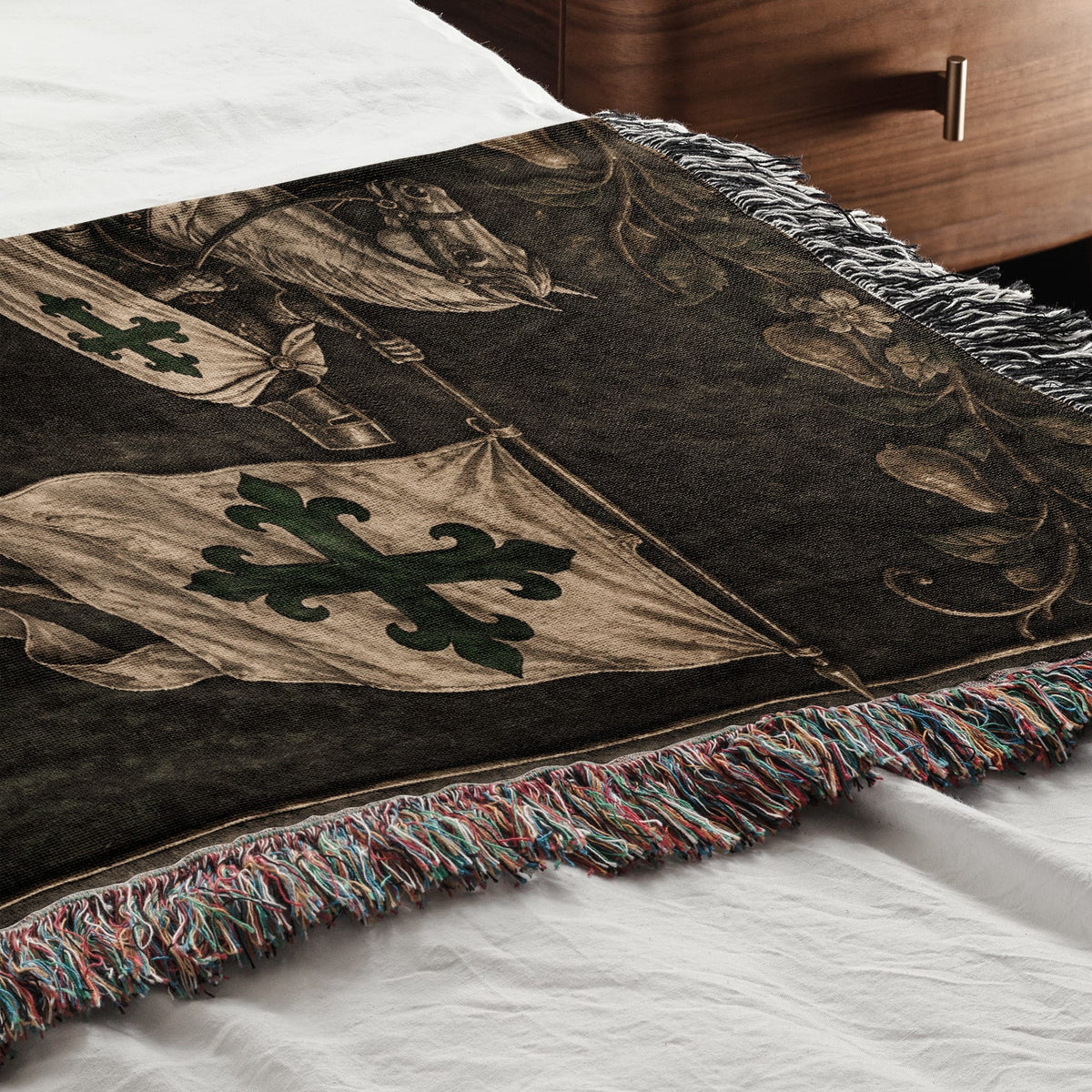 MyDesigns Order of Alcántara I The Standard at the Bridge jacquard woven blanket