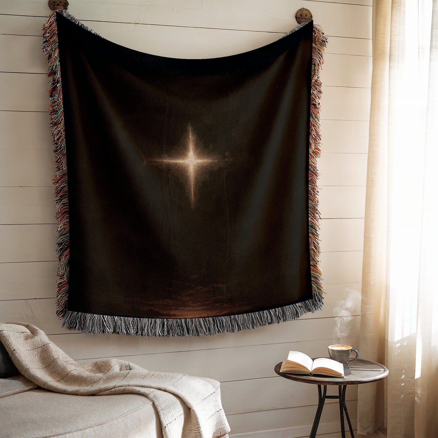 Starburst Pattern Tapestry Adds Style to Any Room Decor