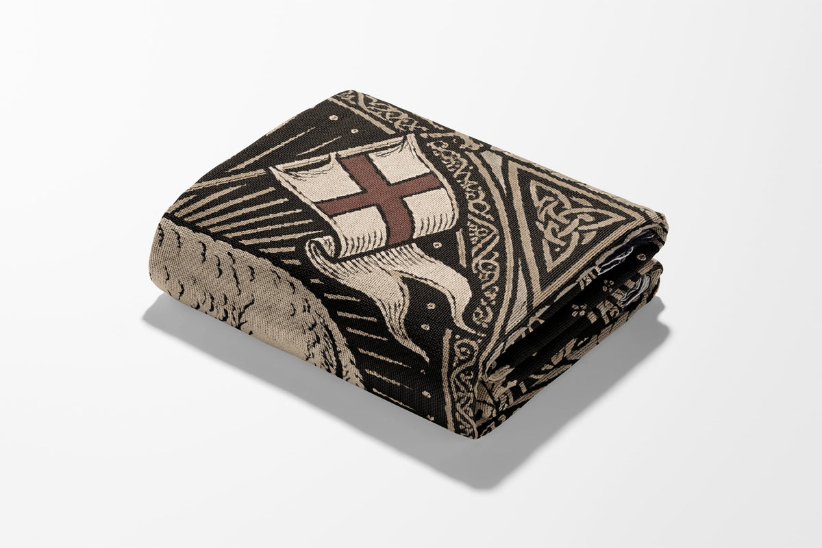 CalmNestStyle Sacred Iconography Woven Blanket jacquard woven blanket
