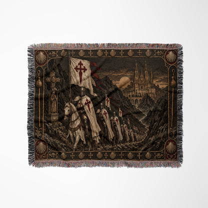 MyDesigns Order of Santiago – The Mountain Pass jacquard woven blanket