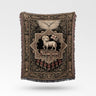 Sacred Lamb & Dove Art Woven Blanket