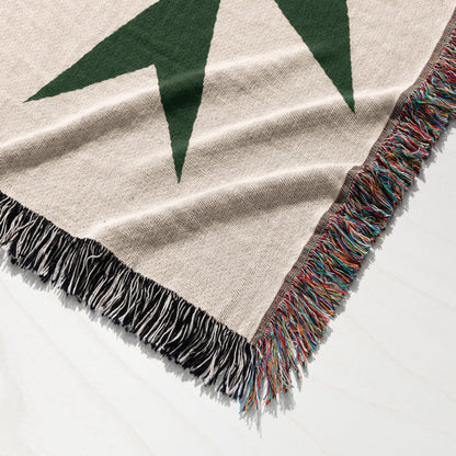 CalmNestStyle Crusader Orders and Jerusalem Cross Woven Blanket jacquard woven blanket