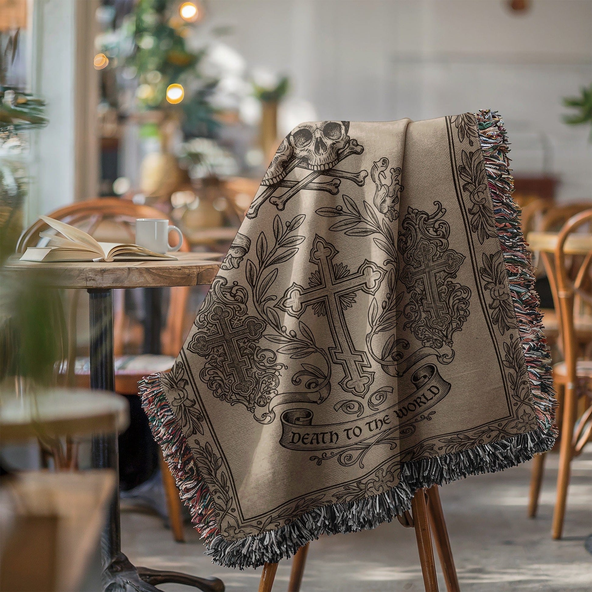 Death To The World blanket featuring intricate design