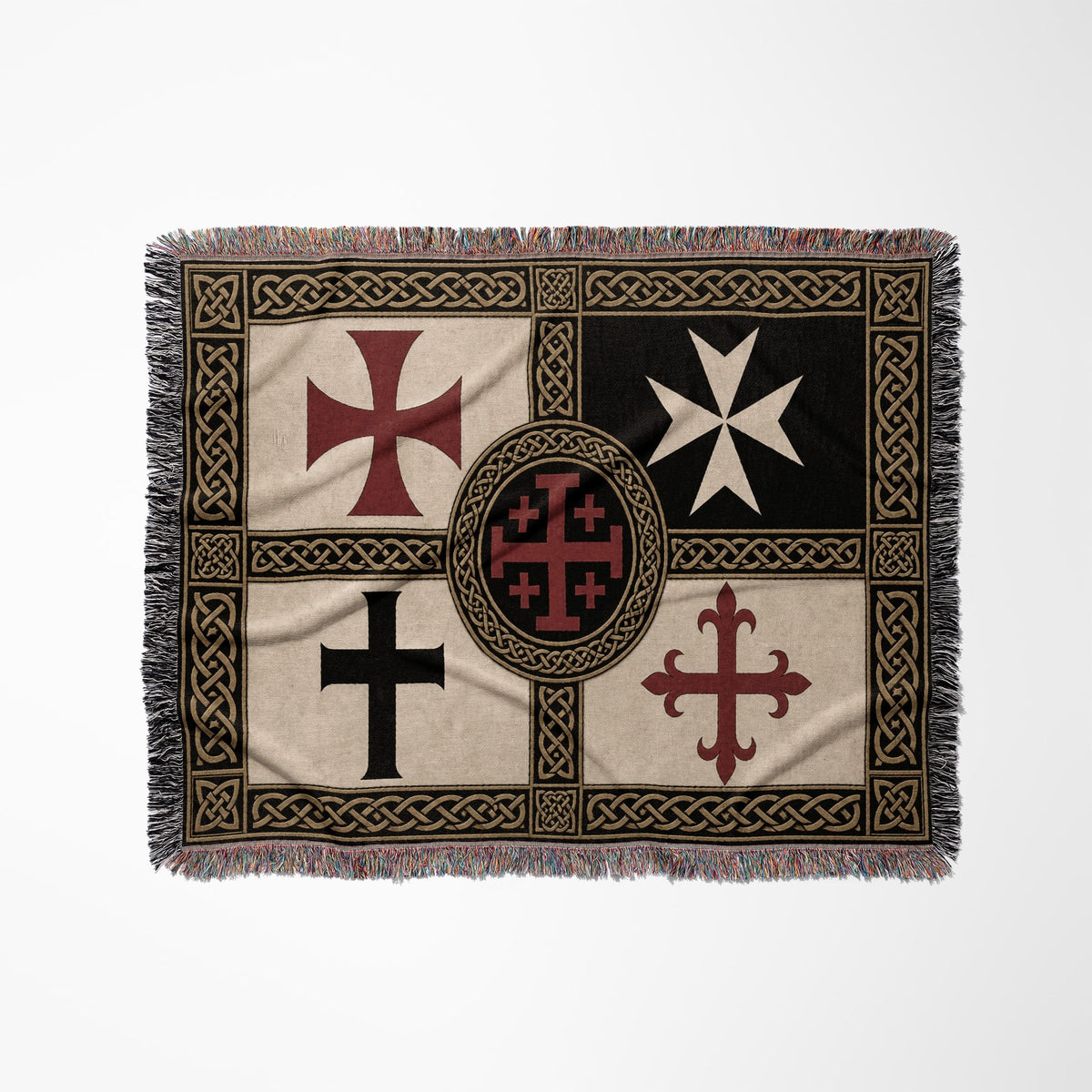MyDesigns Medieval Wall Hanging – Order of Calatrava & Crusader Knights Woven Blanket jacquard woven blanket