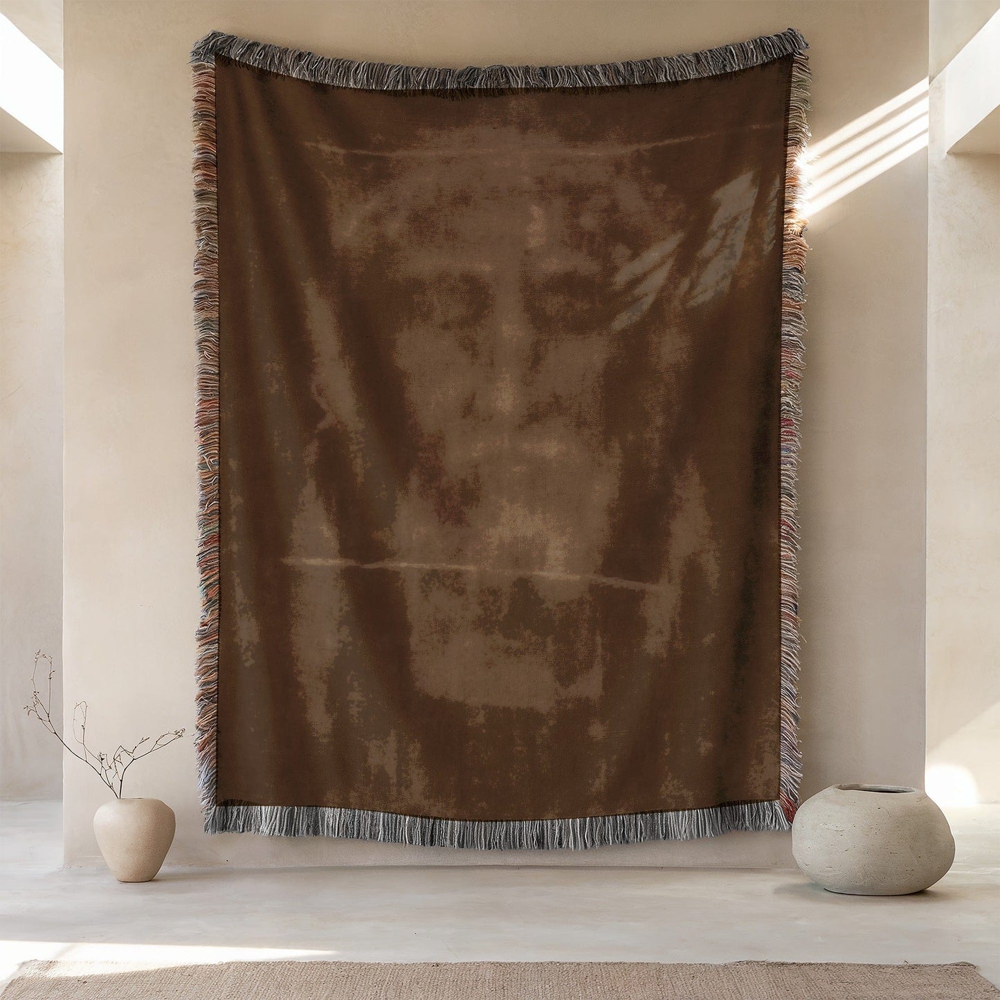 Abstract Face Design High Quality Wall Tapestry