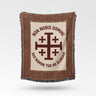 Templar Motto Templa Woven Blanket