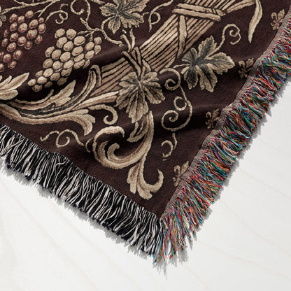 CalmNestStyle Divine Lamb & Dove Woven Blanket jacquard woven blanket