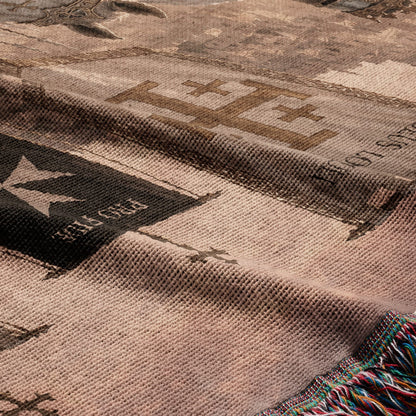CalmNestStyle Deus Lo Vult The Crusader Host jacquard woven blanket
