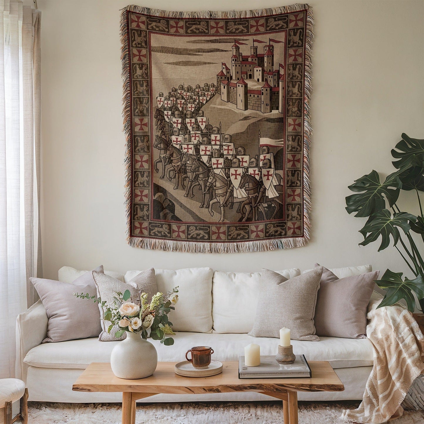 Medieval Tapestry Wall Art for Home Decor