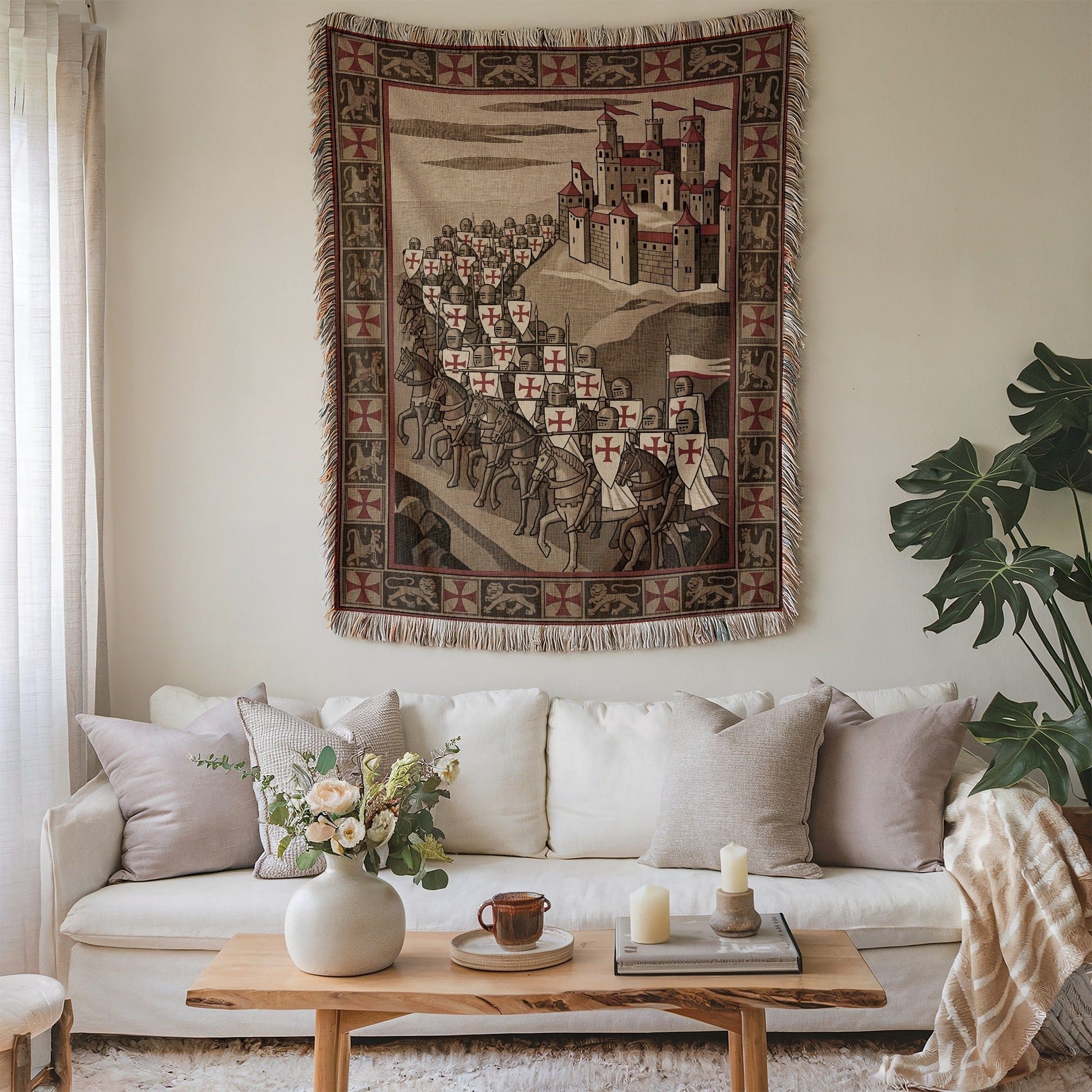 Medieval Tapestry Wall Art for Home Decor