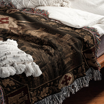 MyDesigns Order of Calatrava I Before the Castle Walls jacquard woven blanket