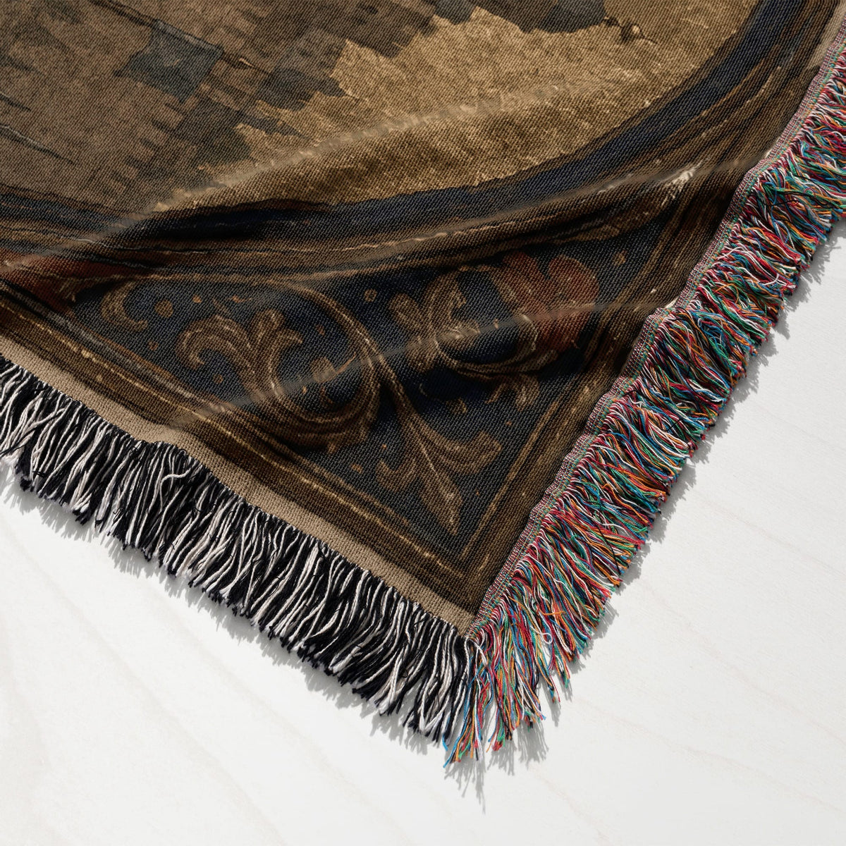 CalmNestStyle Baldwin IV The Crowned King jacquard woven blanket