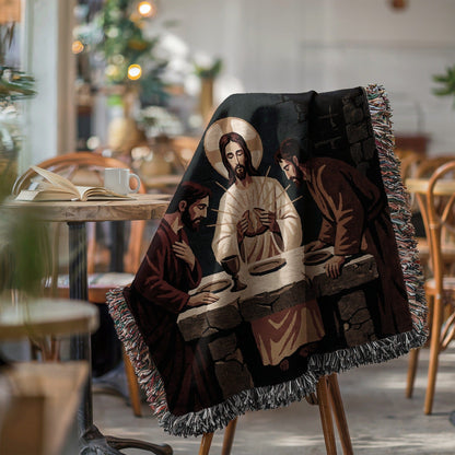 The Last Supper Artwork Throw Blanket Home Decor