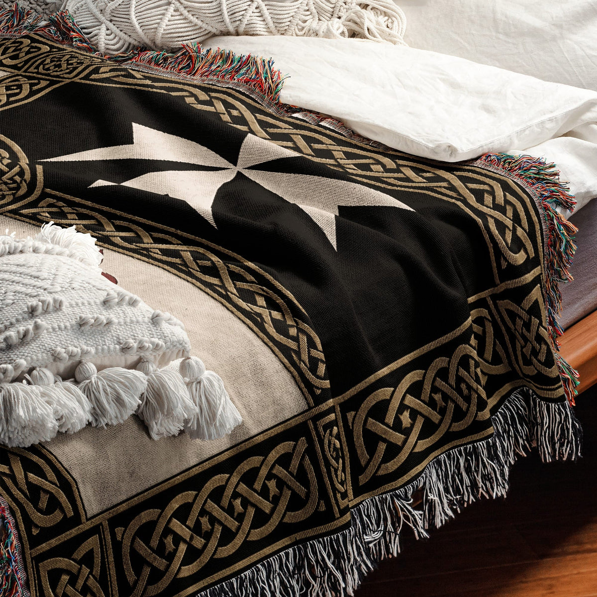 MyDesigns Medieval Wall Hanging – Order of Calatrava & Crusader Knights Woven Blanket jacquard woven blanket