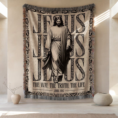 Jesus The Way The Truth The Life John 14:6 tapestry